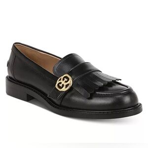Sam Edelman  Charlie Tailored Kilty Loafers Black Size 8.5